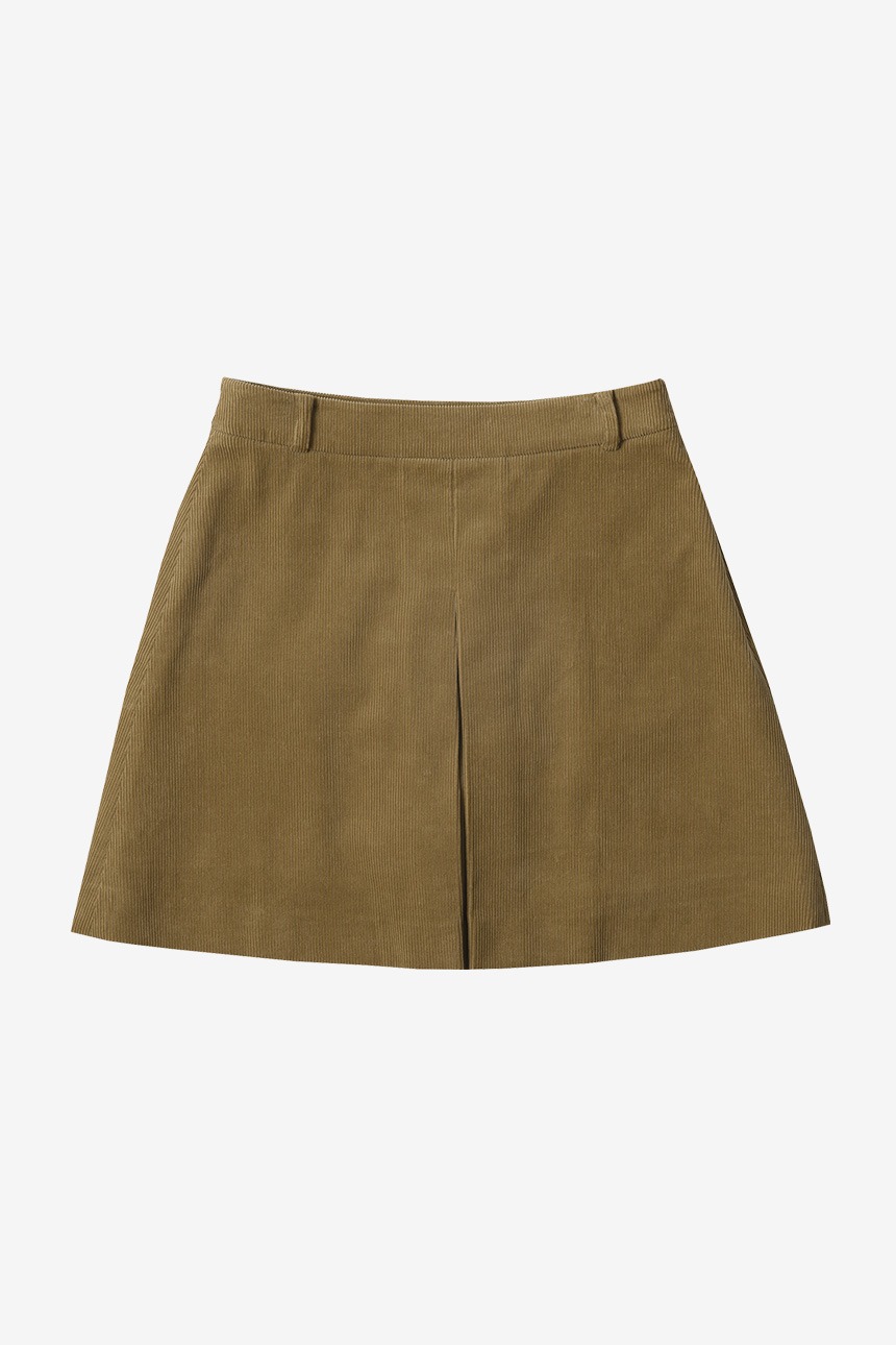 [기은세, 박나언 착용]MAILI A-line corduroy skirt (Camel)